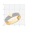 Кольцо из золота с фианитами «Городской блеск» Соколов (арт.019389)