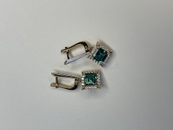 Серьги Эстет (Арт.01s2115422-4)