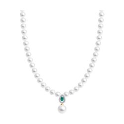 Колье золотое пробы 585 с миксом камней (Арт.79-70019)
