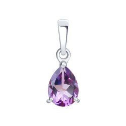 Подвеска из серебра с аметистом (Арт.92030828)