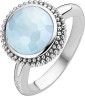 Кольцо серебряное с кубическим цирконием «Light Blue Halo» Ti Sento (арт.1963LB)
