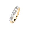 Кольцо золото с бриллиантами «Elegance Five Shine» Estet (арт.01К6313560)
