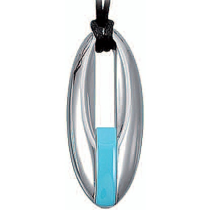 Кулон из стали с бирюзой (Арт.sh2a)