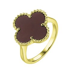 Кольцо из серебра с керамикой (Арт.tm-r00206-br-l-x-x-x)
