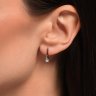 Серьги из желтого золота с бриллиантами (Арт.1021863-2)