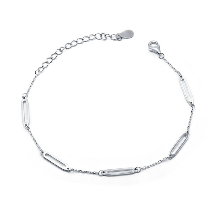 Браслет серебряный без вставок «Крылья стилета» Silver Wings (арт.042022671)