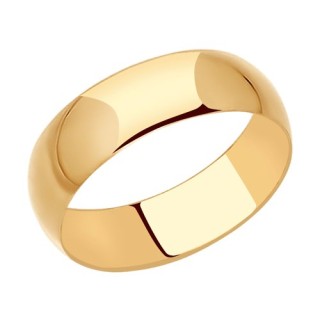 Кольцо из золота без вставок «Вечный союз» Соколов (арт.51-111-00474-1)