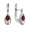Серьги из золота с бриллиантом Русские Самоцветы (Арт.88723)