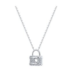 Колье из серебра с фианитами (Арт.94070933)