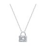 Колье из серебра с фианитами (Арт.94070933)