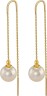 Серьги серебряные с жемчугом «Beautiful 4G» Rivoli (арт.AAS-11-10-4-G)