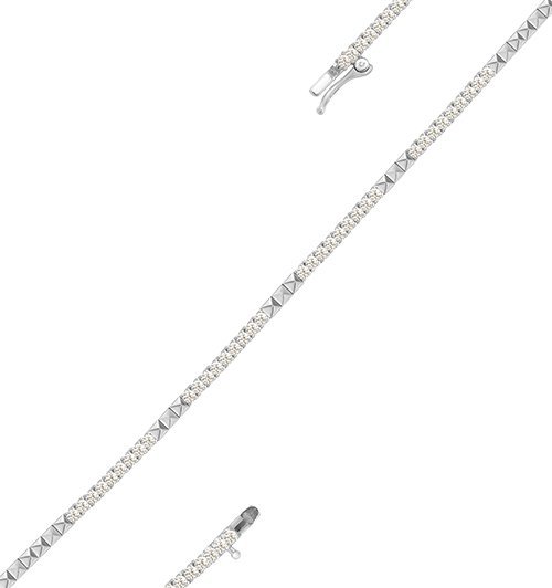 Kabarovsky • Браслет из золота 585 пробы «Ледяная грация» (арт. 4-1089-9200)