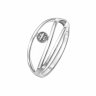 Серебряное кольцо с бриллиантом TEOSA 1000-0274-DN