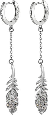 Серьги из серебра с куб. цирконием (Арт.cbs-7-36-s)