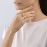 Кольцо из белого золота с бриллиантами (Арт.7010089-3)