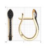 Серьги из золота с бриллиантами (Арт.7020074)