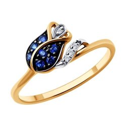 Кольцо золотое пробы 585 (Арт.71-00255)