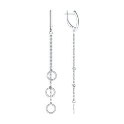 Серьги из серебра (Арт.94024290)