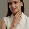 Браслет золотой пробы 585 с агатом (Арт.750657)