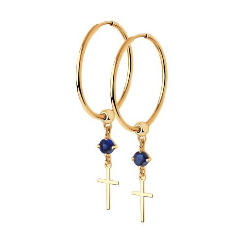 Серьги золотые пробы 585 (Арт.727094)