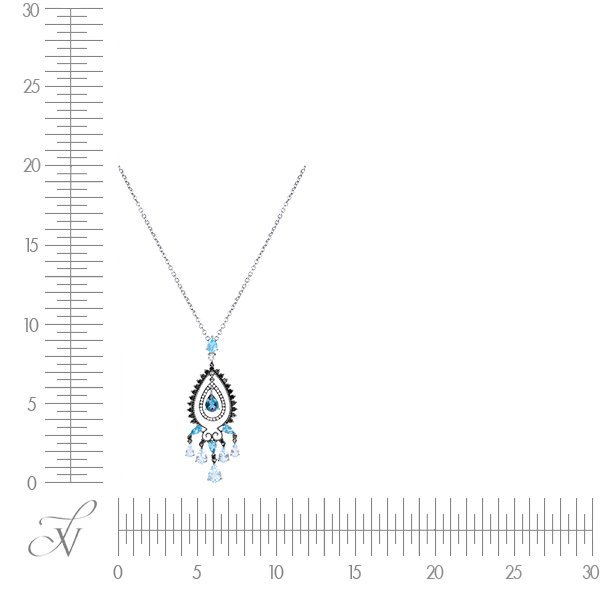 Цепь из золота с бриллиантом (Арт.aasp3163_tsp_db_mc_blk)