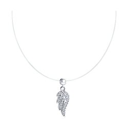 Колье из серебра с фианитами (Арт.94070652)