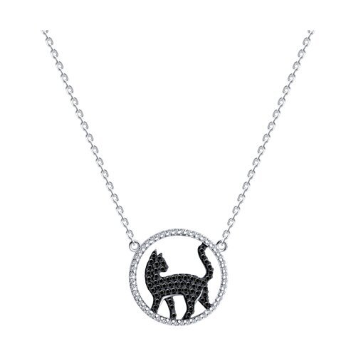Колье из серебра с фианитами (Арт.94070763)