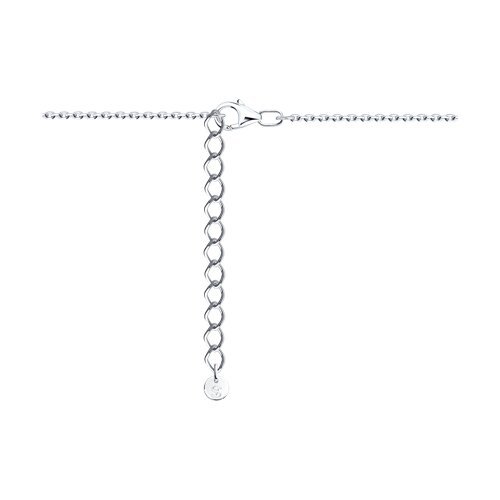 Колье из серебра с фианитами (Арт.94070763)