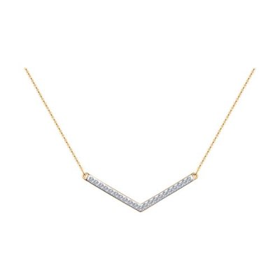 Колье из золота с бриллиантами «V-Line Elegance» Соколов (арт.1070111)