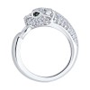 Кольцо из серебра с фианитами и эмалью «Дикая Грация» SOKOLOV (арт.94014459)
