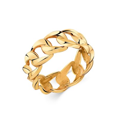 Кольцо без вставки из золота «Цепное вдохновение» Carlin (арт.001-0589-0000-010)