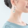 Серьги blue-silver la_4521_21-0717