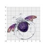 Кольцо из серебра с фианитами и эмалью (Арт.94014140)