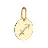 Подвеска из золота. знак зодиака стрелец (Арт.51-130-01101-1)