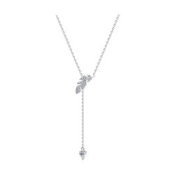 Колье из серебра с фианитами (Арт.94070934)