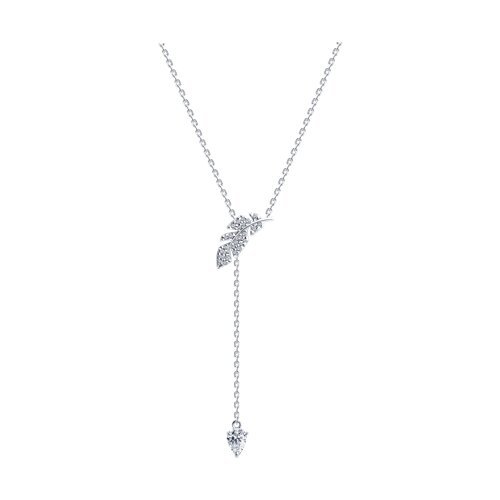 Колье из серебра с фианитами (Арт.94070934)