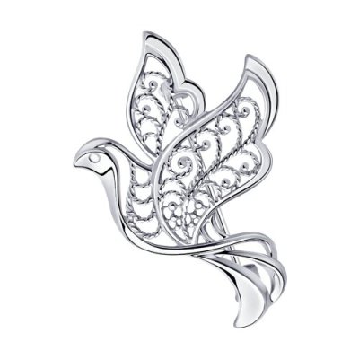 Брошь из серебра (Арт.94-140-00690-1)