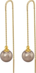 Серьги из серебра с жемчугом (Арт.aas-11-10-9-g)