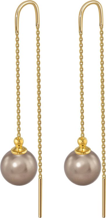 Серьги из серебра с жемчугом (Арт.aas-11-10-9-g)