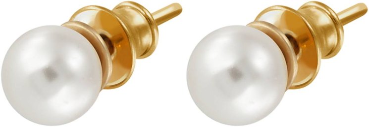 Серьги из серебра с жемчугом (Арт.aas-15-6-1-g)