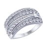 Кольцо из серебра с фианитами (Арт.94012630)