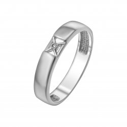 Кольцо из серебра с бриллиантом TEOSA 1000-0287-DN