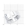 Кольцо из серебра с фианитом (Арт.94013273)
