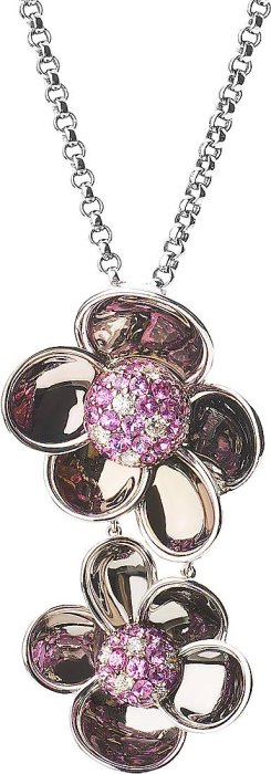 Ожерелье из золота с бриллиантом и сапфиром (Арт.pd_5249_b04)