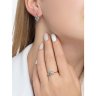 Серьги золотые пробы 585 с топазом (Арт.724723)