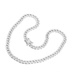 Ожерелье из серебра с фианитом (Арт.cz-n04357-x-w-x-x-w)