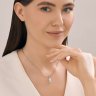 Подвеска из серебра с топазом и фианитами (Арт.92030830)