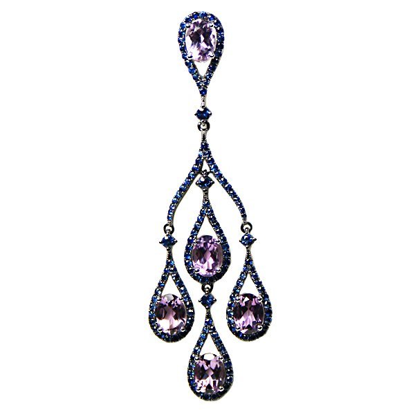 Кулон из золота с аметистом и сапфиром (Арт.b01440k_pd_sa_am_blk)