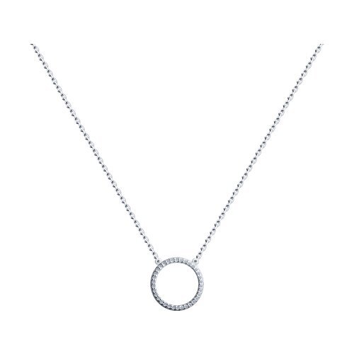 Колье из серебра с фианитами (Арт.94070653)