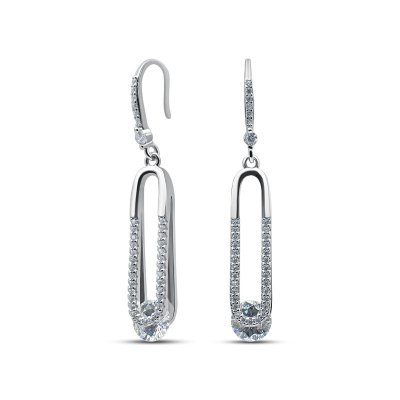 Серьги Серебряные крылья (Арт.2211329786a_kubcirkonii)